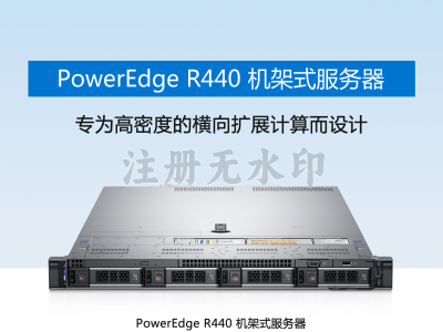  戴尔(DELL)R440 1U机架式服务器