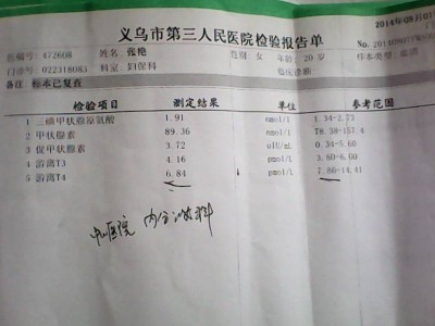 总T4底_总t4正常值范围「总t4偏低,其他都正常,说明什么」